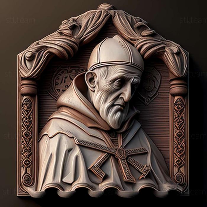 3D модель Папа Римський (STL)